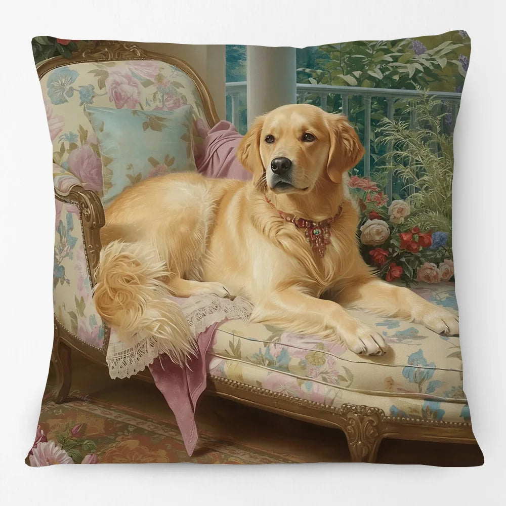 Dalmatian Labrador Whippet Poodle Maltese Golden Retriever Cushion Cover | 45cm | Dog Lover Gift