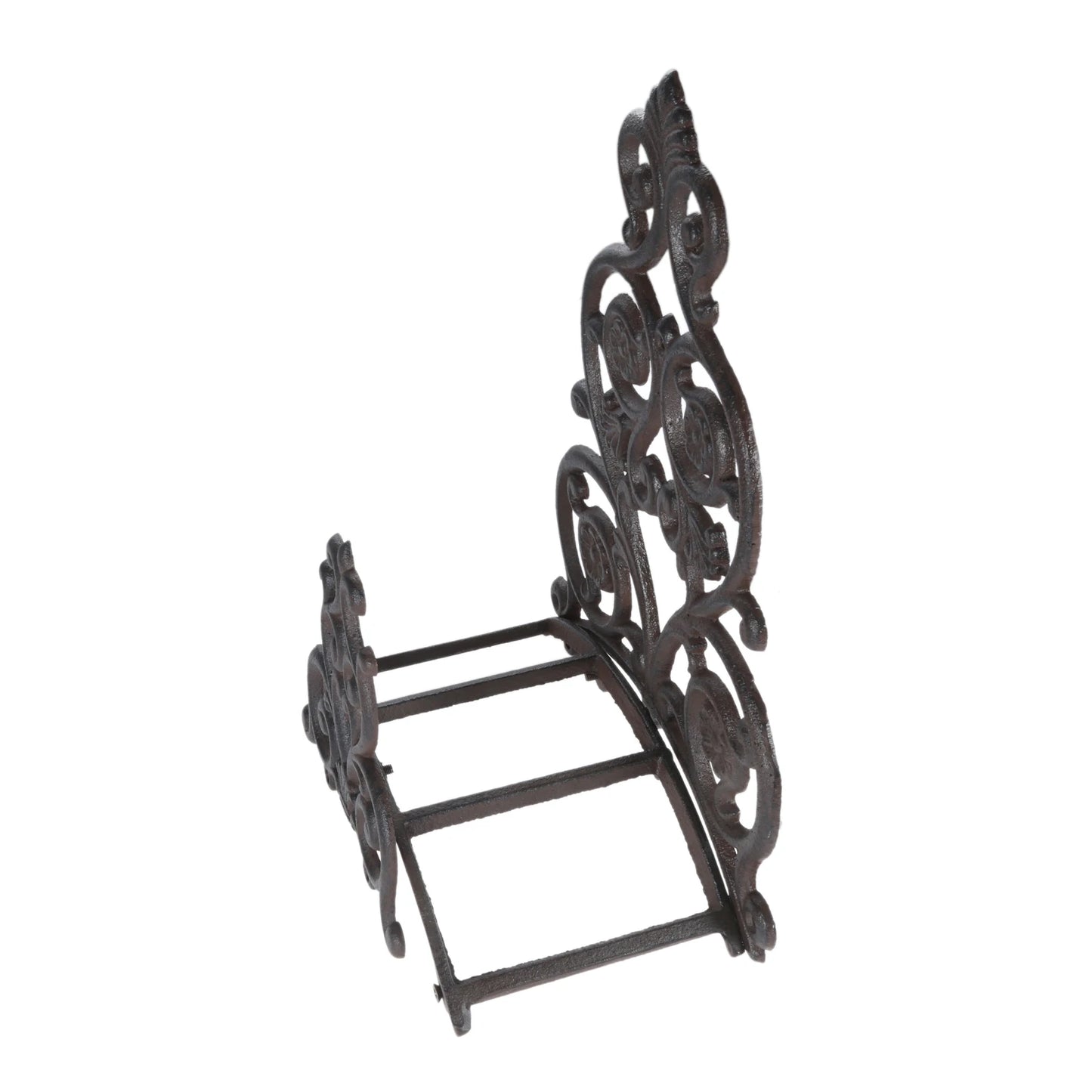 Cast Iron Garden Hose Holder Vintage Victorian Style | Antique Rusty Finish Wall Bracket