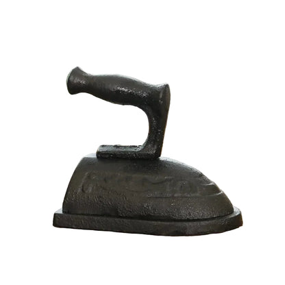 Vintage Black Cast Iron Sad Iron | Antique Flat Iron | Doorstop, Paperweight & Rustic Decor