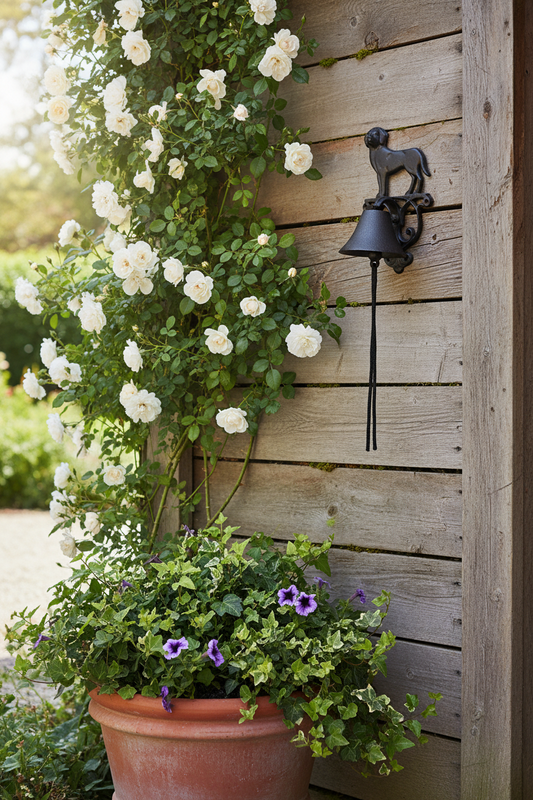 Doorbell Rustic Dog Hound Cast Iron