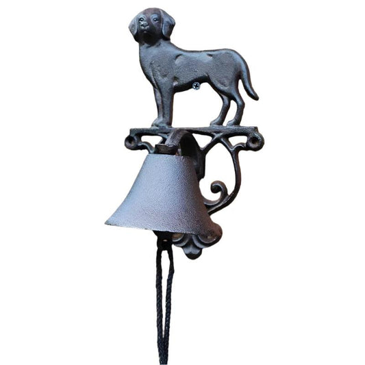 Door Bell Rustic Dog Hound Cast Iron