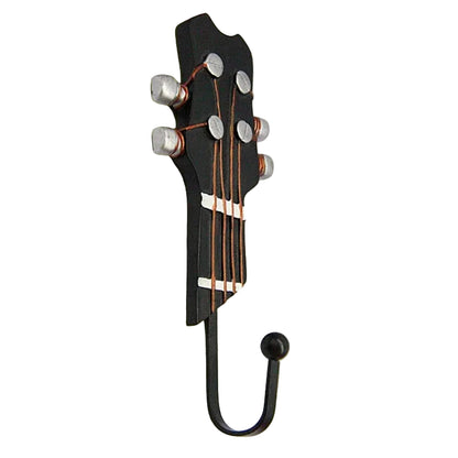 Guitar Decorative Wall Hook Set of 3 Resin Music Decor - 19cm