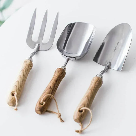 Hand Trowel Shovel Garden Tool Wood - The Renmy Store Homewares & Gifts 