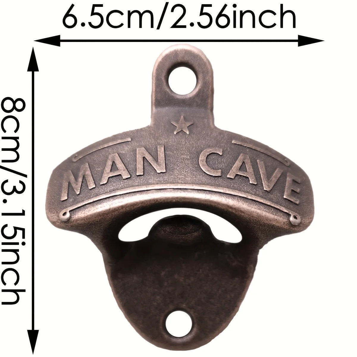 Bottle Opener Wall Man Cave Metal