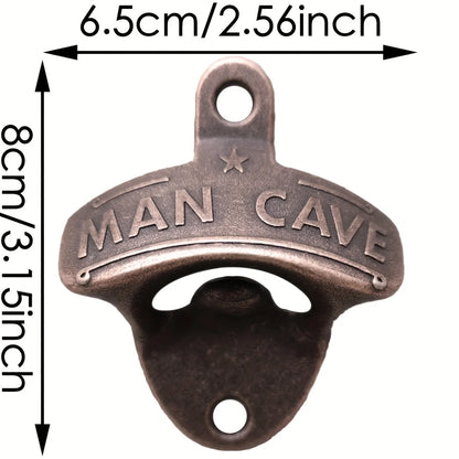 Bottle Opener Wall Man Cave Metal