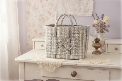Fabric Storage Basket with Handles - Laundry Hamper