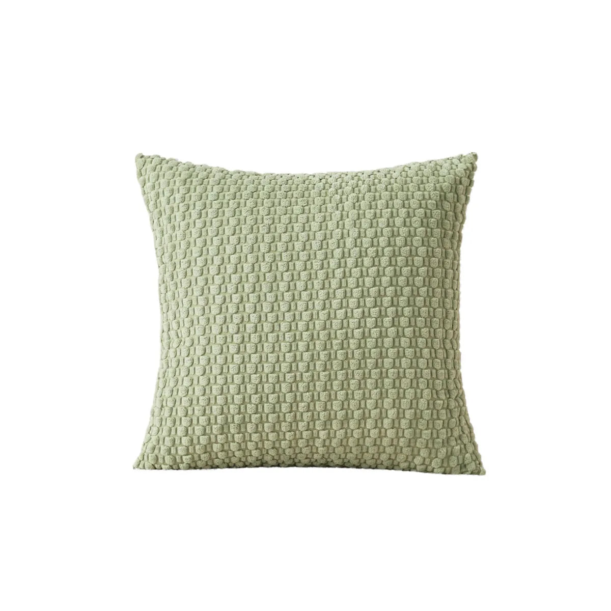 Cushion Cover Striped Corduroy - Beige Khaki Green Blue White