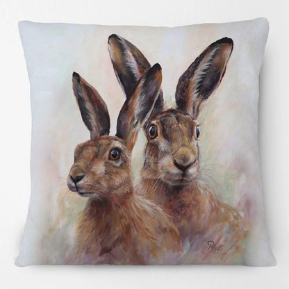 Farm Animal Friends Cushion Covers 45cm | Highland Cow, Giraffe & Farmhouse Designs