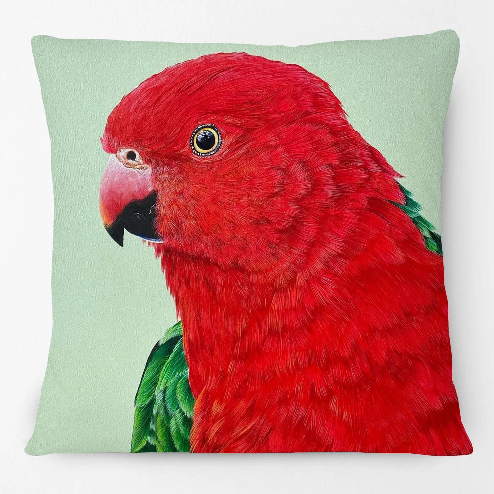 Australian Birds Cushion Cover | Rainbow Lorikeet Black Cockatoo Magpie & More | 45cm