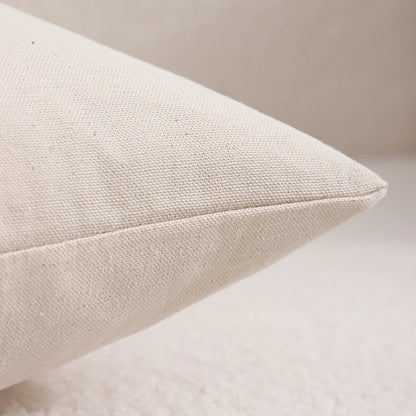 Embroidered Coastal Cushion Cover | Coconut Palm, Seahorse & Ocean Design | 45x45cm
