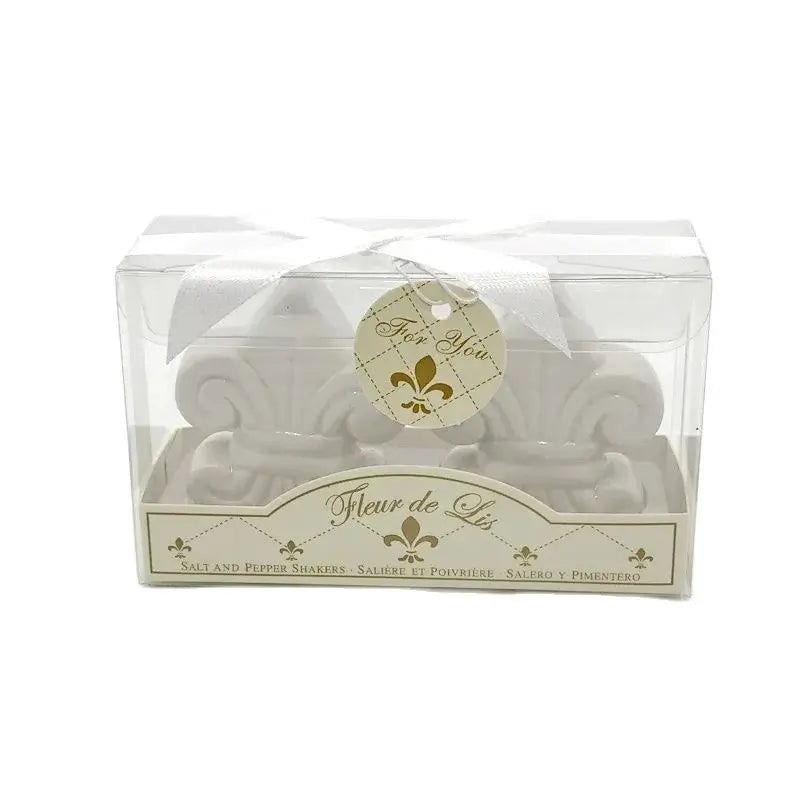 Salt Pepper Shaker Set French Fleur-de-Lis