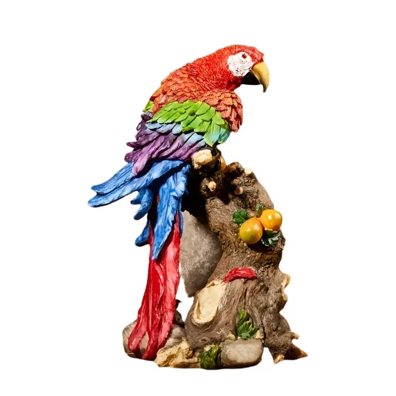 Macaw Parrot Colourful Ornament - The Renmy Store Homewares & Gifts 