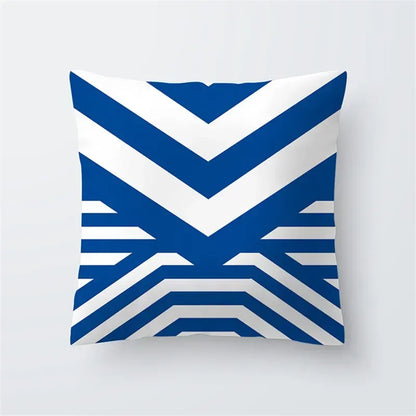 Cushion Cover Sea Life | Blues & Whites Coastal Decorative Throw Pillow