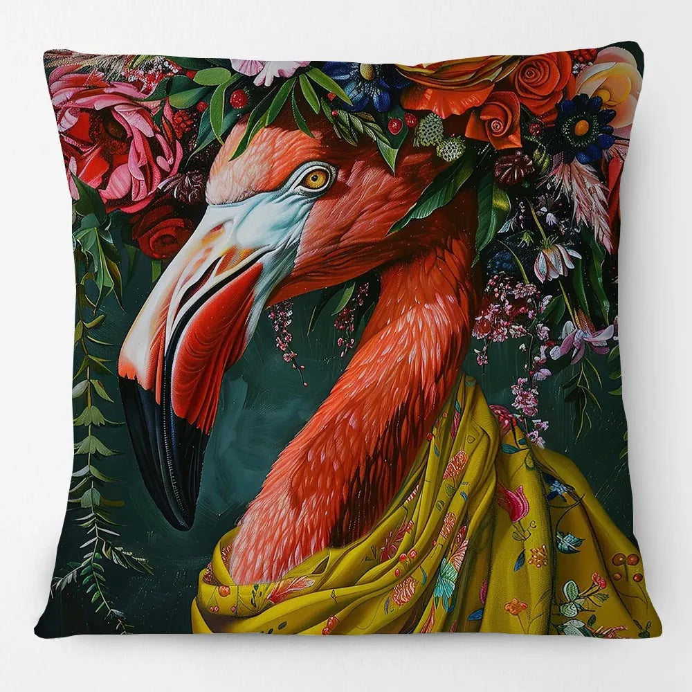 Cushion Cover Floral Animal Victorian Range - Unique & Quirky