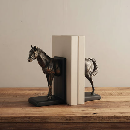 Horse Bookend Classic Country Farmhouse - Resin Bookends