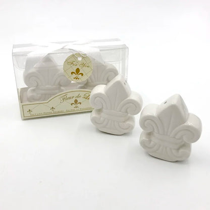 Salt Pepper Shaker Set French Fleur-de-Lis