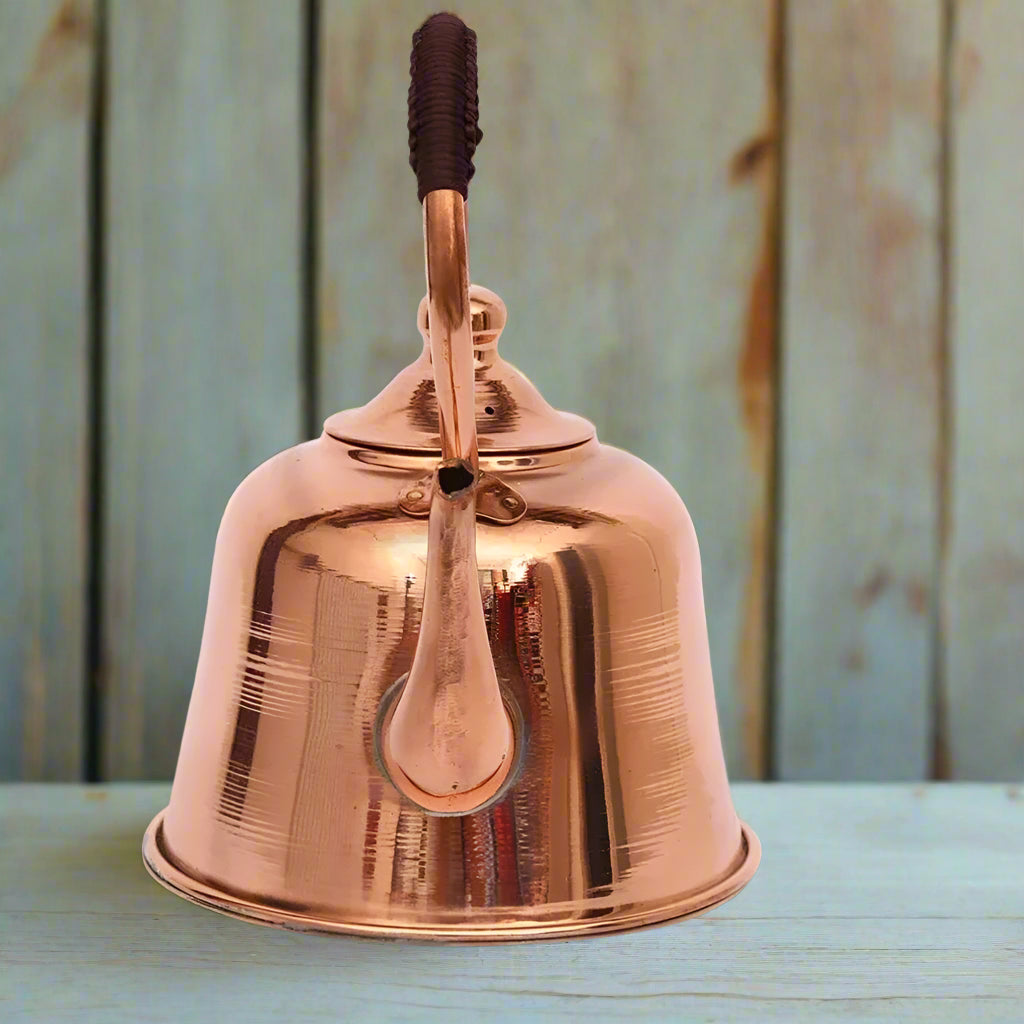 Teapot Handmade Pure Copper 2lt Induction Suitable
