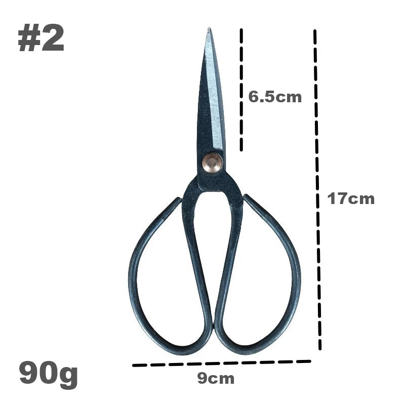 Traditional Iron Scissors | Vintage Style | 5 Sizes for Home & Garden