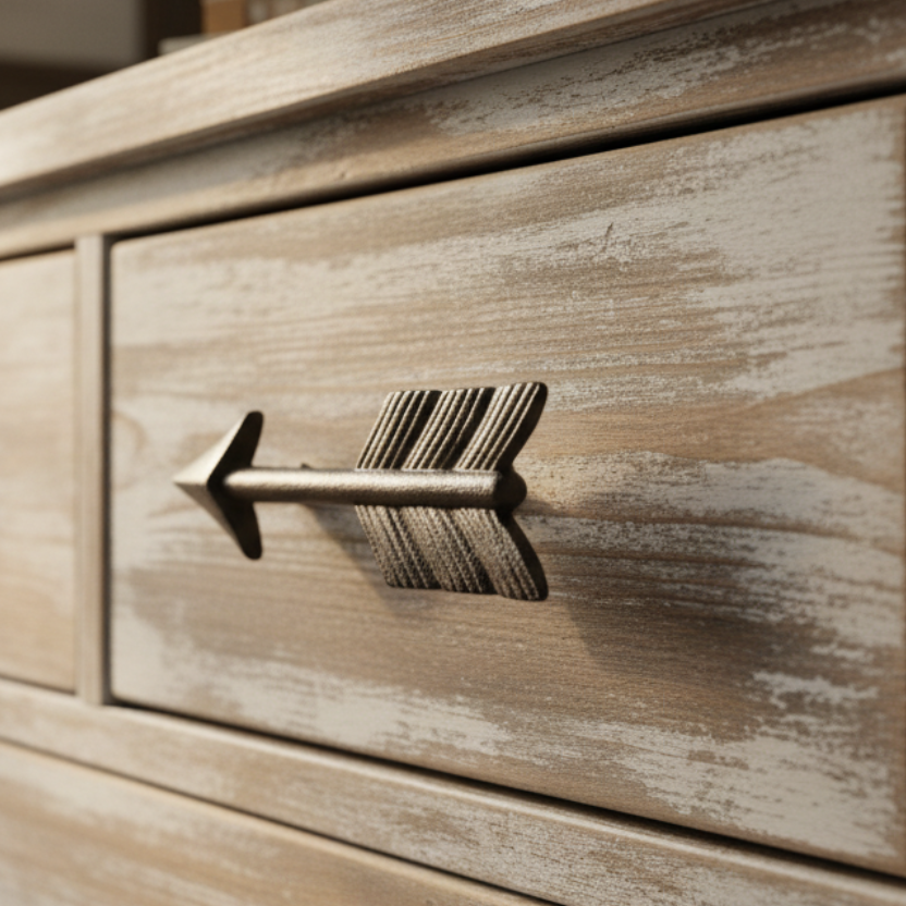 Arrow Furniture Handle Drawer Knob Cabinet Pull Vintage