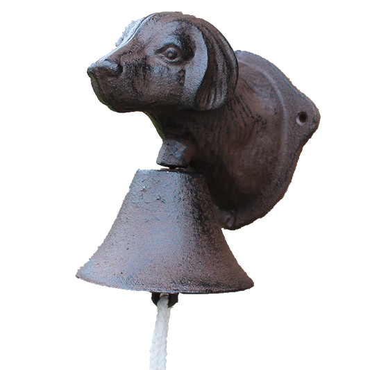 Doorbell Dog Woof Cast Iron - Rustic Farmhouse 15x11.5x13.5cm