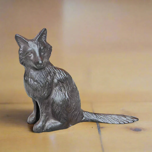 Door Stop Doorstop Fox Vintage Cast Iron - The Renmy Store Homewares & Gifts 