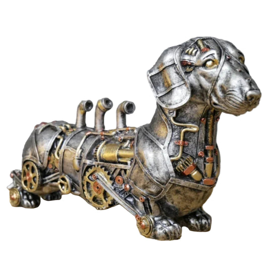 Dachshund Steampunk Mechanical Retro Ornament