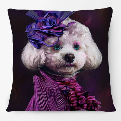 Fashion Animal Portrait Cushion Covers | Poodle Dog Pug Cat Fox Monkey Duck Elephant Throw Pillow Cases