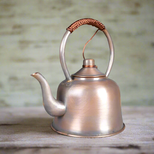 Teapot Handmade Pure Copper 1.5lt Vintage