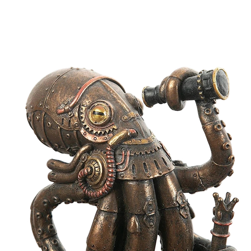 Octopus Captain Steampunk Retro Ornament