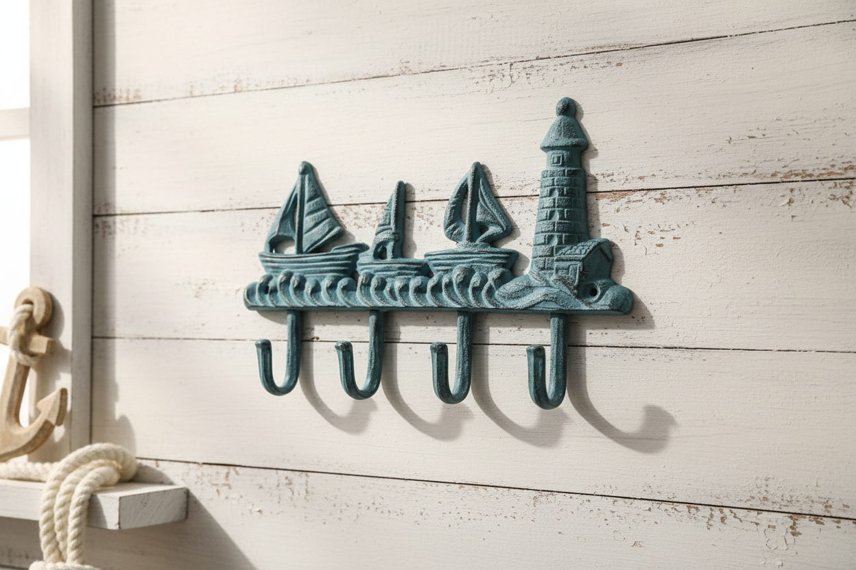 Hook Cast Iron Nautical Coastal Boat Anchor Sailing