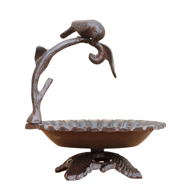 Bird Feeder or Candle Holder Cast Iron