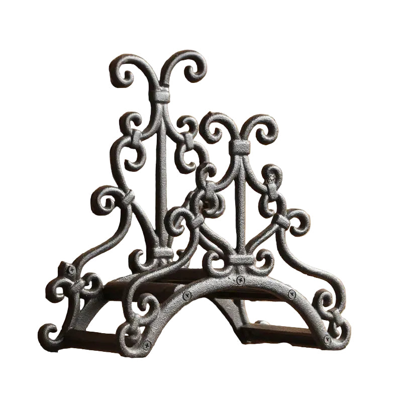 Garden Hose Holder Cast Iron Scroll