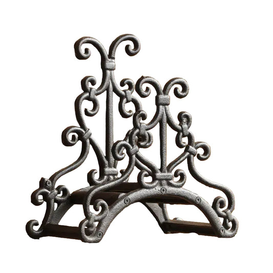 Garden Hose Holder Cast Iron Scroll