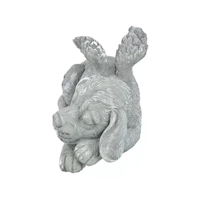 Angel Pet Memorial Statue | Resin Dog Cat Garden Ornament Sympathy Gift
