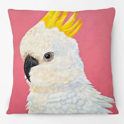 Australian Birds Cushion Cover | Rainbow Lorikeet Black Cockatoo Magpie & More | 45cm