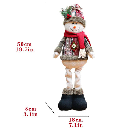 Large Santa Snowman Reindeer Christmas Ornament