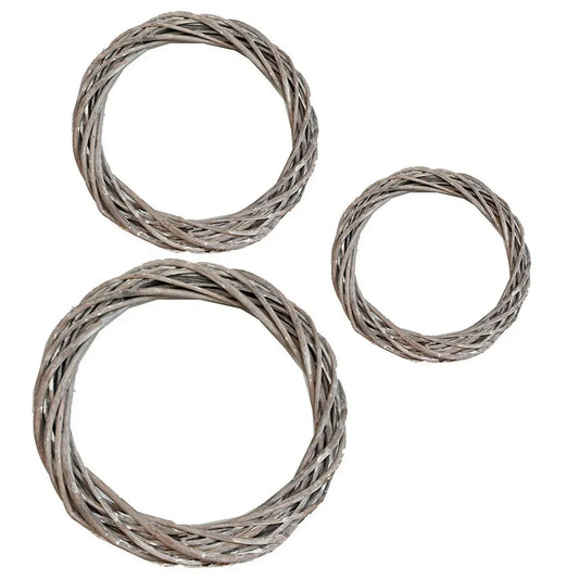 Rattan Garland Ring DIY Wicker 20cm 25cm 30cm