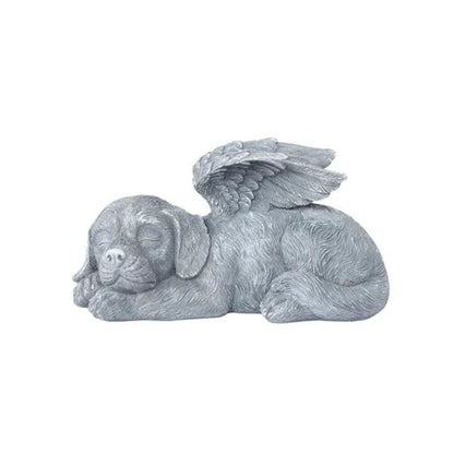 Angel Pet Memorial Statue | Resin Dog Cat Garden Ornament Sympathy Gift