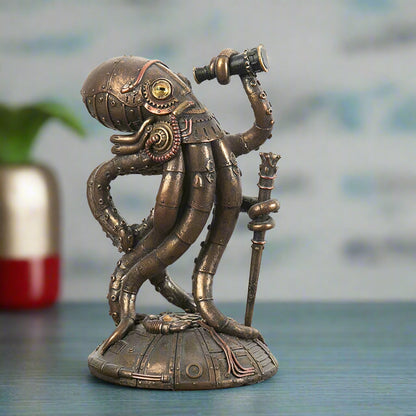 Octopus Captain Steampunk Retro Ornament