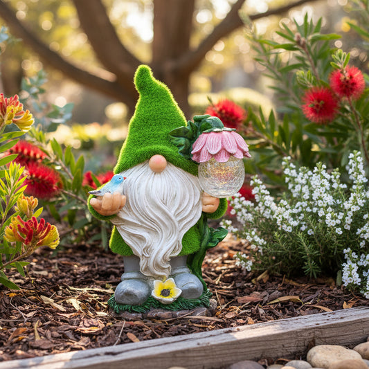 Solar Garden Gnome Light Outdoor Waterproof LED Decor