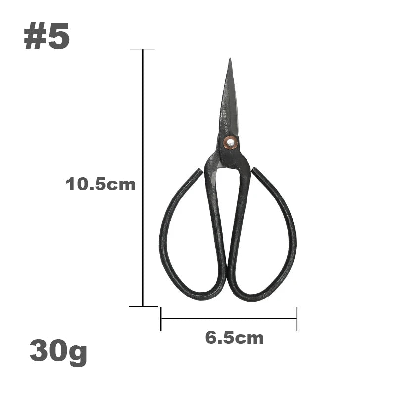 Traditional Iron Scissors | Vintage Style | 5 Sizes for Home & Garden