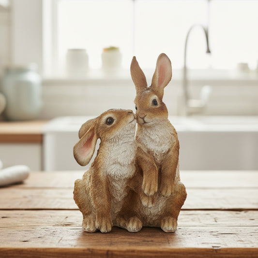 Rabbit Bunny Friends Ornament 28cm - Garden Home Decor