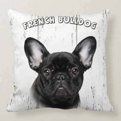 Cushion Cover Dog Breeds | 26 Breeds Polyester Cotton Sofa Pillow Case