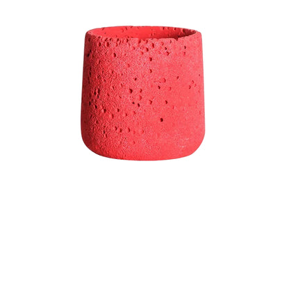 Pot Planter Flower Rustic Garden Concrete Stone Style