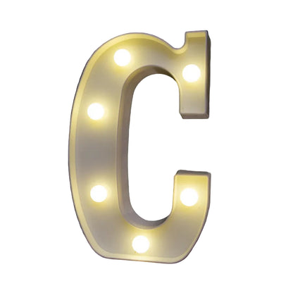 LED Light Alphabet Letter Number Decor