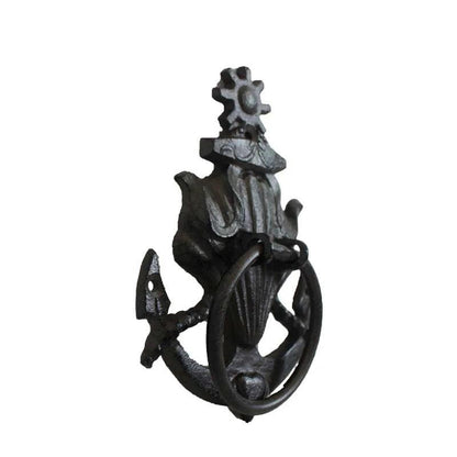 Door Knocker Shell Anchor Nautical Cast Iron