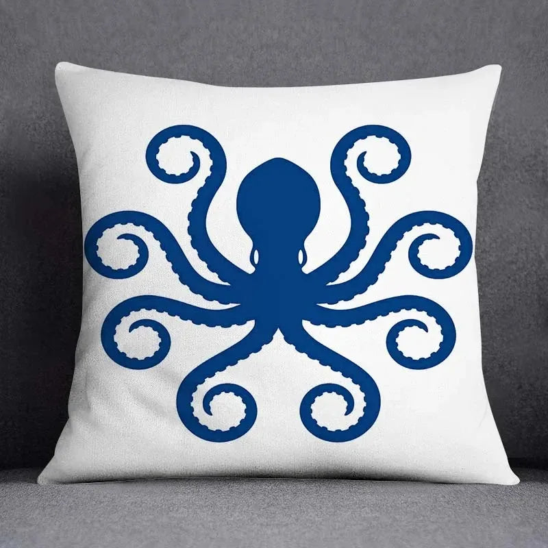 Cushion Cover Blue Range - Nautical Coastal Beach House