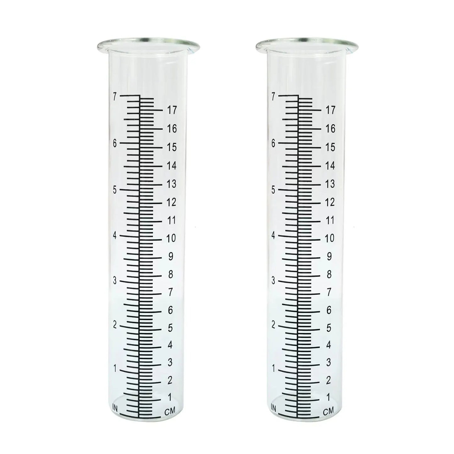 Outdoor Garden Rain Gauge | Dual Reading Inches & CM | Lawn Garden Yard