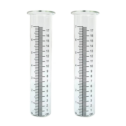 Outdoor Garden Rain Gauge | Dual Reading Inches & CM | Lawn Garden Yard