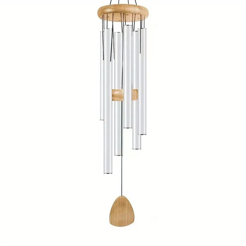 "Serenity" 25" Deep Tone Aluminum Wind Chimes - Perfect For Porch & Garden Decor
